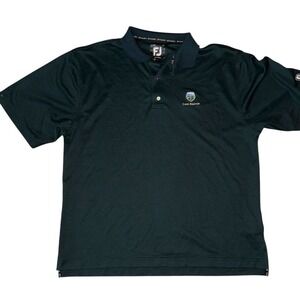 FootJoy‎ Men's XL Black Golf resort Polo Shirt Lake Ashton Edition Short Sleeve